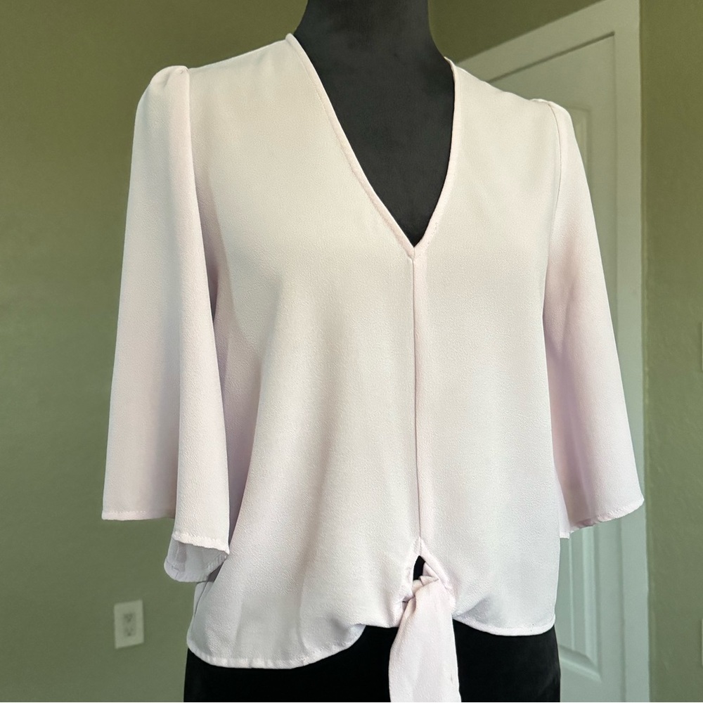 Lavender Business Casual Blouse